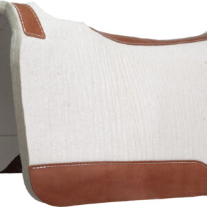 4695 Y Blue Horse Pressed Wool Contoured Pad